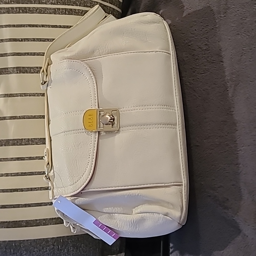 Elle Carnivale Satchel White